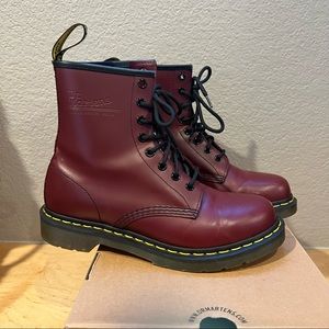 Cherry Red Dr. Martens Boots